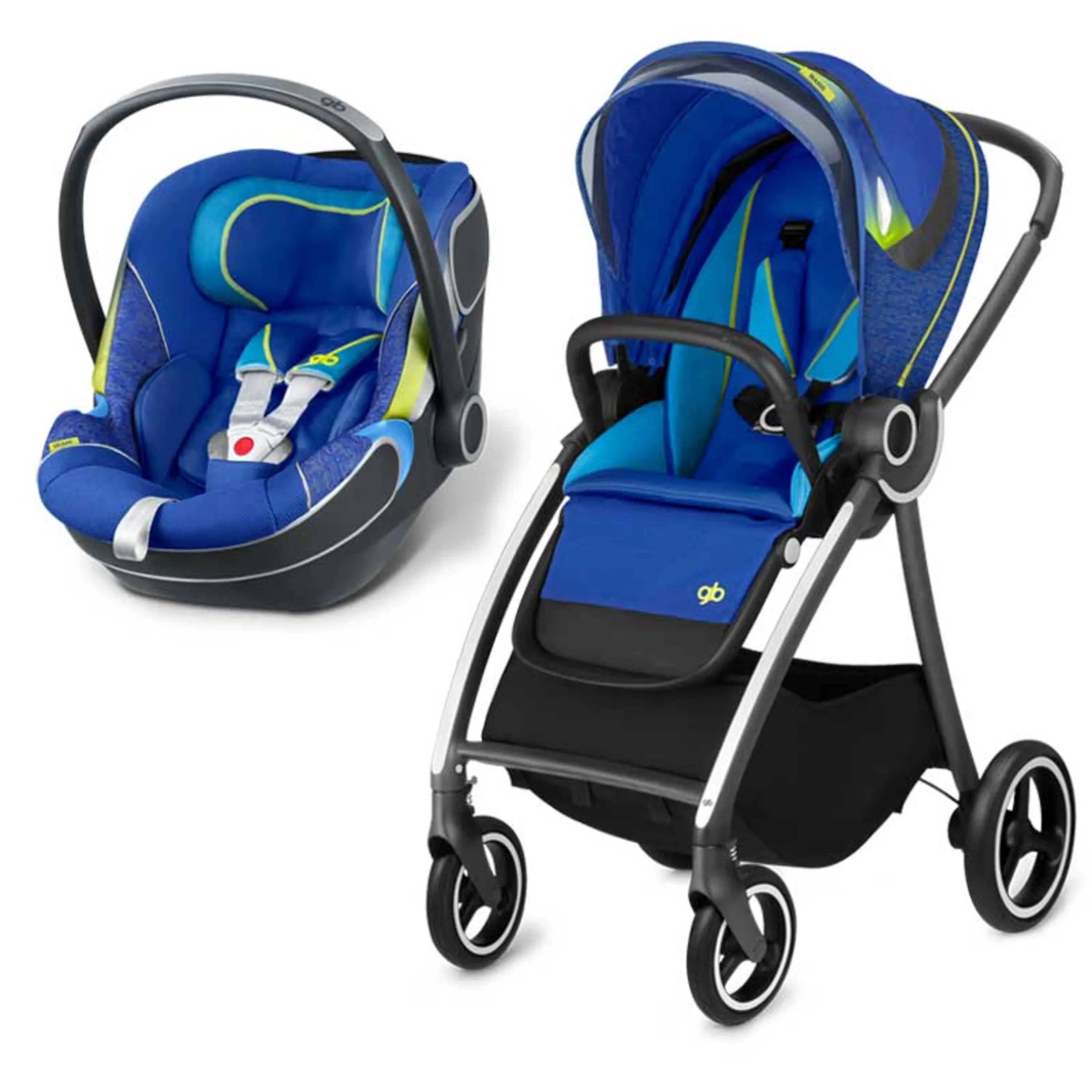 ست کامل کالسکه جی بی مدل ماریس اسپرت آبی ست کامل کالسکه جی بی مدل ماریس اسپرت آبی